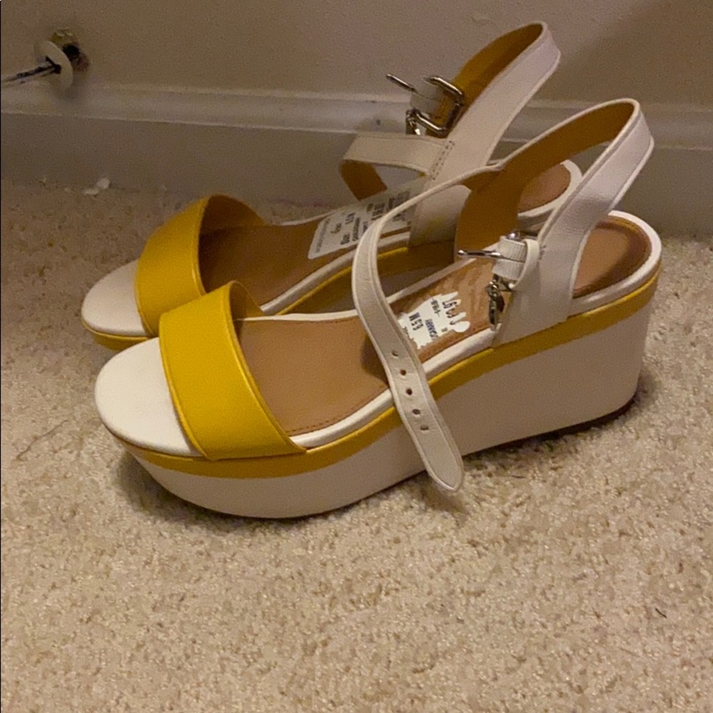 Coach Platform Wedges